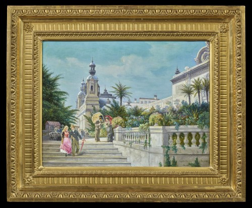 Monte-carlo – Auguste Numans (1823-1883) - Tableaux et dessins Style 