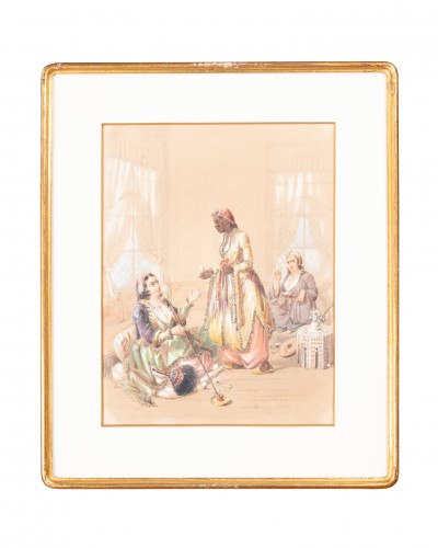 Turkish Women, Giovanni Jean Brindesi (1826 – 1888) - Paintings & Drawings Style 