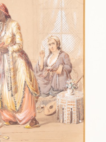 19th century - Turkish Women, Giovanni Jean Brindesi (1826 – 1888)