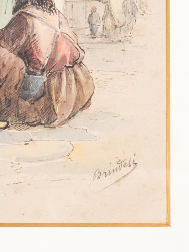XIXe siècle - Hommes Turcs, Giovanni Jean Brindesi (1826 – 1888)