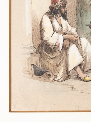Hommes Turcs, Giovanni Jean Brindesi (1826 – 1888) - 