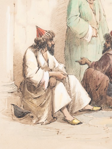  - Hommes Turcs, Giovanni Jean Brindesi (1826 – 1888)