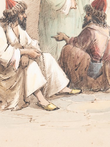 Antiquités - Hommes Turcs, Giovanni Jean Brindesi (1826 – 1888)