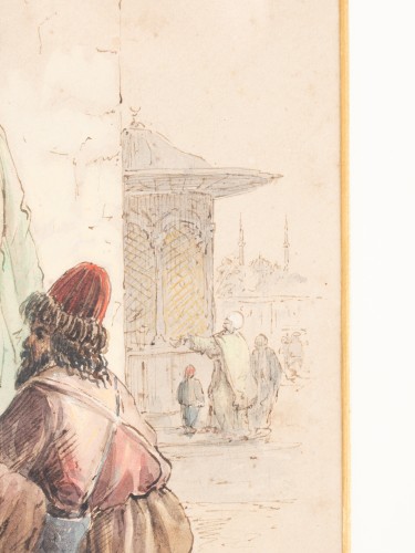 Antiquités - Hommes Turcs, Giovanni Jean Brindesi (1826 – 1888)