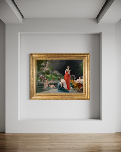 Diana and her nymphs surprised by Actaeon - Armand Cambon (1819-1885) - 