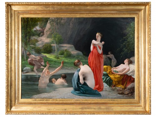 19th century - Diana and her nymphs surprised by Actaeon - Armand Cambon (1819-1885)