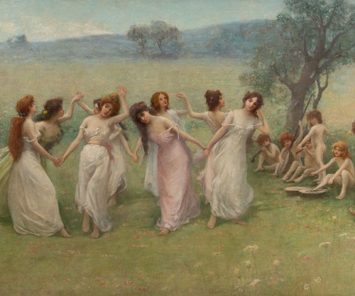 Paintings & Drawings  - The Nymphs of the Valley - Fausto Zonaro (1854-1929)