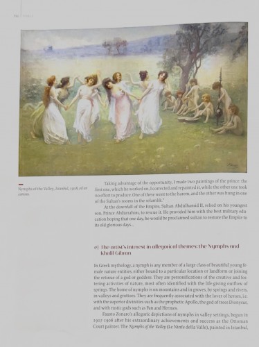 The Nymphs in the Valley - Fausto Zonaro (1854-1929) - Art Déco