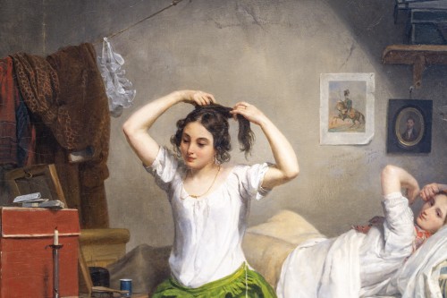 Jean-Augustin Franquelin (1798-1839) Le Lever - Empire