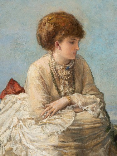 Ferdinand Heilbuth (1826-1889), Le repos dans la campagne - Segoura Fine Art