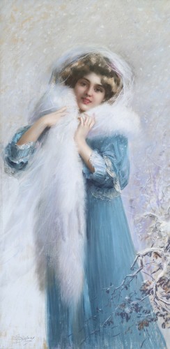 Delphin Enjolras (1857-1945) - Allegorie de l"hiver