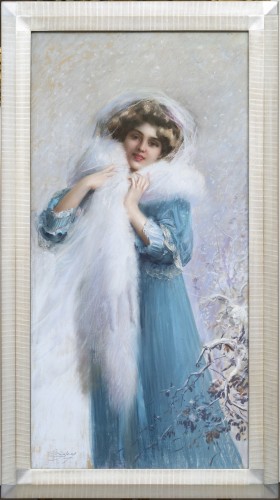 Delphin Enjolras (1857-1945) - Allegorie de l"hiver - 