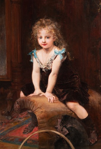 Paul Baudry (1828-1886) - On Horse Back - Paintings & Drawings Style 