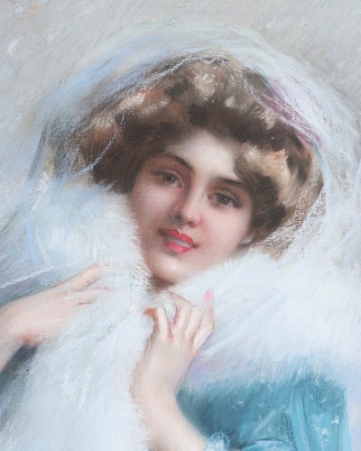 Delphin Enjolras (1865-1943) - Allegorie de l"hiver - 