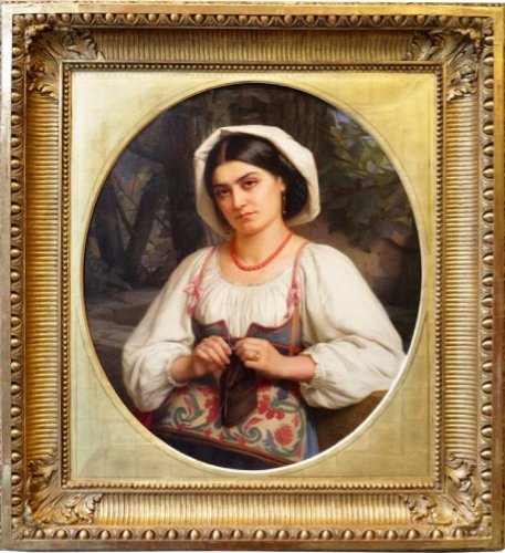 Louis Faivre-Duffer (1818-1897) - Portrait de femme