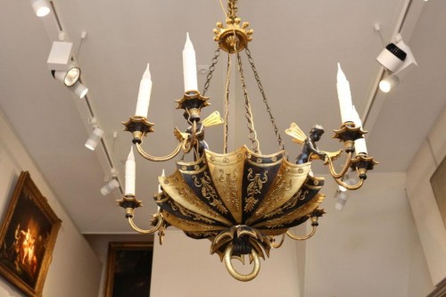 Lustre en bois d'époque Directoire - Directoire