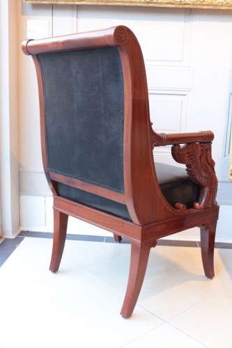 Large Fauteuil in mahogany  by Pierre-Antoine Bellangé (1757-1827) - Empire