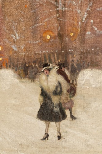 Vue de Budapest - Antal Berkes (1874-1938) - Segoura Fine Art