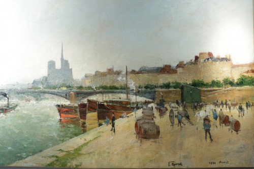 Eugène Giraud (1849 - 1937) - Panoramic view of Paris - Paintings & Drawings Style 