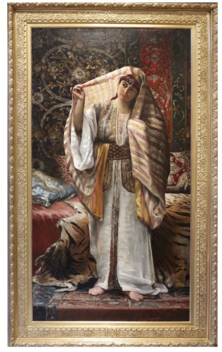 Pierre Joseph MOUSSET (1850-1894) - Jeune femme Orientaliste