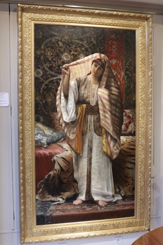 Pierre Joseph MOUSSET (1850-1894) - Jeune femme Orientaliste - Tableaux et dessins Style 