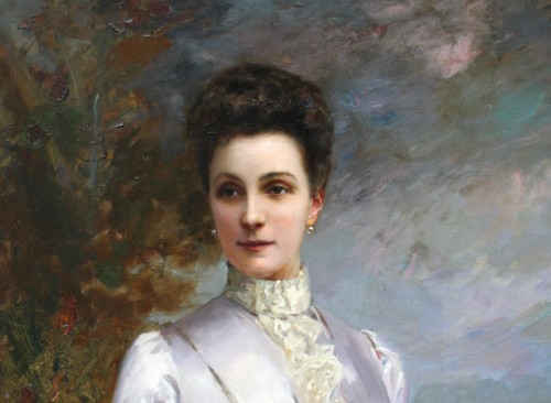 Louise de Bonneval - Fréderic Vallet Bisson (1862-1949) - Segoura Fine Art