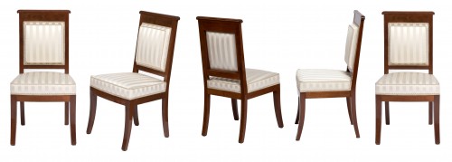 Six Empire period chairs - 