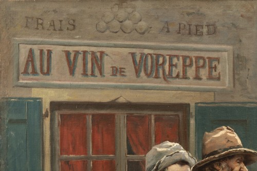 Antiquités - Jacques Gay (1851-1925) - Au vin de Voreppe
