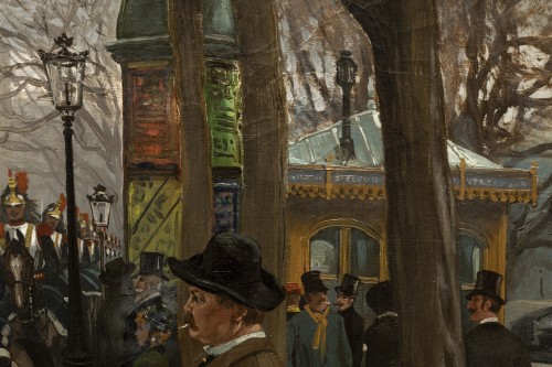 Ferdinandus Alexandre (Mort en 1888) - Scène de la vie parisienne - 