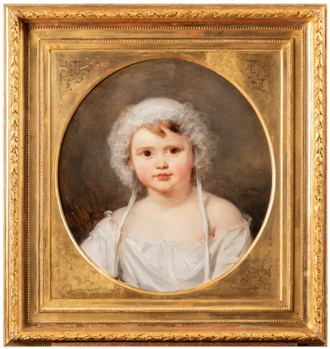 Nicolas Gosse (1787- 1878) - Aglaé Françoise Lebe Gigun Portrait 