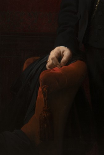 Marie Jules Quantin (1810-1884)  Portrait Of Louis de Rochechouart  - 