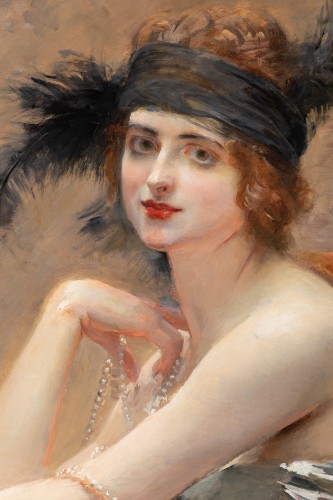  - Madeleine Lemaire (1845 - 1928) - Portrait présumé d’Anna de Noailles