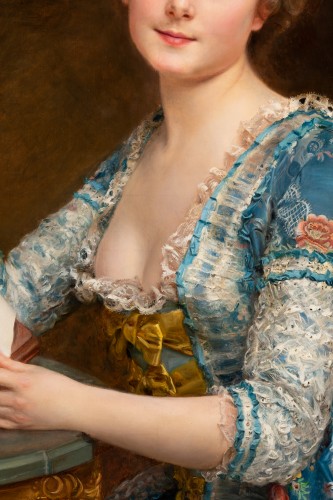  - Gustave Jacquet (1846-1909) - Portrait d’une Élégante