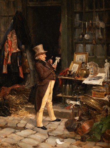 The art lover - Henri de GOUVION-SAINT-CYR (1855-1888) - Paintings & Drawings Style 