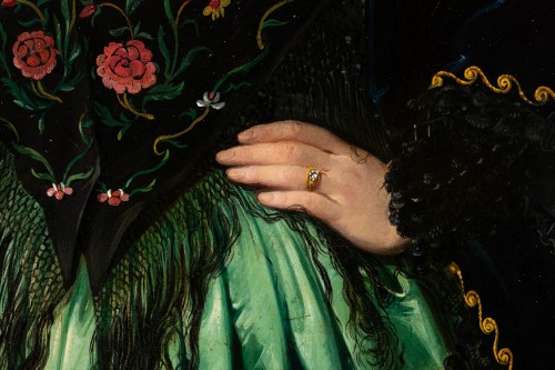 XIXe siècle - Manuel Cabral y Aguado Bejarano (1827-1891) - « La belle Andalouse »