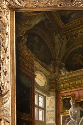  - Santi Corsi (actif vers 1870-1900) - Intérieur de la salle de Jupiter au Palais Pitti