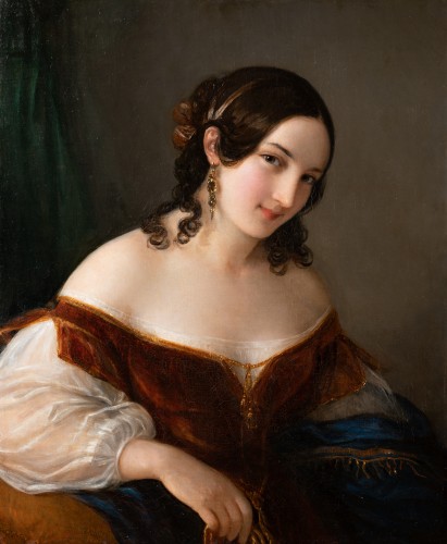 Natale Schiavoni (1777-1858) La Bellazza - Paintings & Drawings Style 