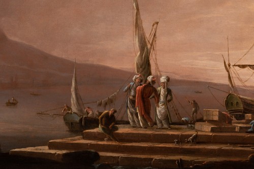  - Éruption du Vésuve - atelier de Charles Francois Lacroix de Marseille