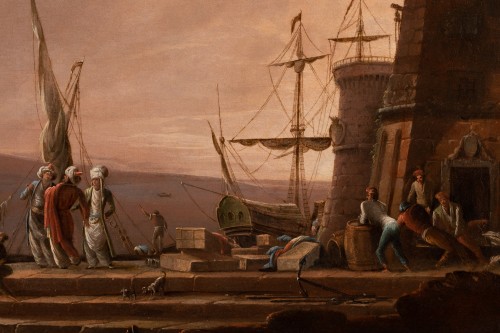 Antiquités - Éruption du Vésuve - atelier de Charles Francois Lacroix de Marseille