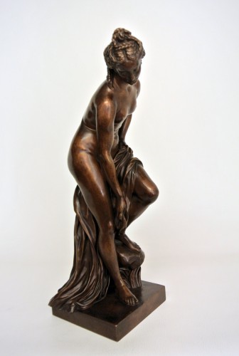 "Vénus au bain" d'après Christophe Gabriel Allegrain (1710-1795) - Sculpture Style Art nouveau