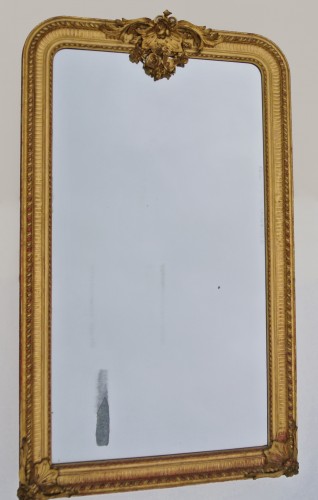 Grand miroir du XIXe siècle - Miroirs, Trumeaux Style Napoléon III
