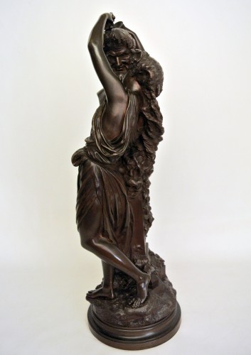 Sculpture Sculpture en Bronze - "L'offrande à Bacchus" d'après Carrier-Belleuse (1824-1887)