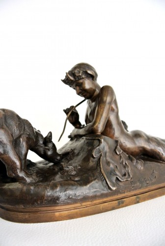 Pan and teddy bears from Emmanuel Frémiet (1824-1910) - Art nouveau