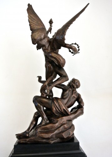 Winged character from Charles Vital-Cornu (1851-1927) - Art nouveau