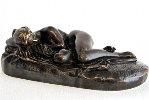 Jeune femme couchée James Pradier (1790-1852) - Sculpture Style Louis-Philippe
