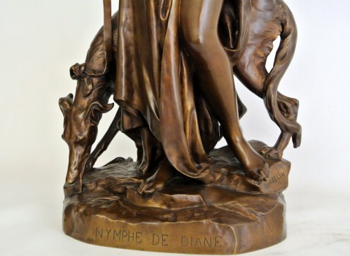 Antiquités - Nymphe de Diane d'après Eugène Aizelin (1821/1902)