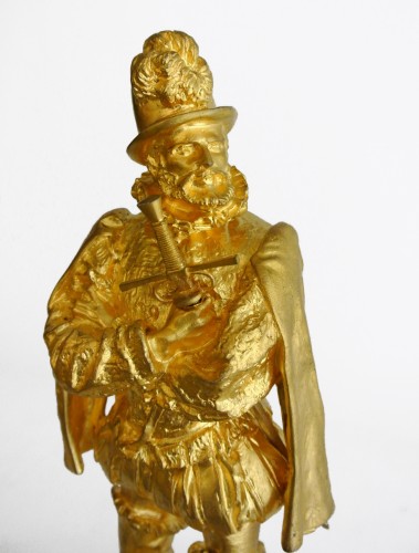 XXe siècle - Duelliste d’après Emmanuel Frémiet (1824/1910)