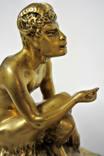 Art Déco - Couple de faunes - Joe Descomps (1869-1950)