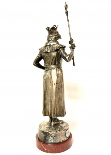 Sculpture Sculpture en Bronze - Saint Louis d'après Emmanuel Frémiet (1824/1910)