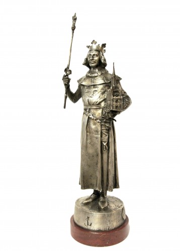 XIXe siècle - Saint Louis d'après Emmanuel Frémiet (1824/1910)
